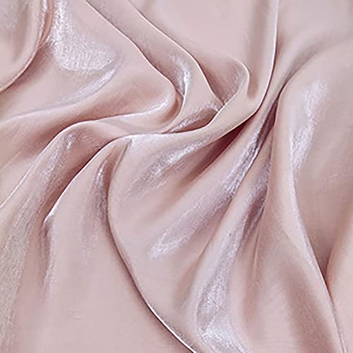 Yimihua 150 cm Breit Satin Stoff Futterstoff Für Abendkleidung Kleider Mode Basteln Dekorationen Pyjama 1 Meter Verkauft(Color:Rosa) von Yimihua