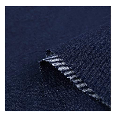 Yimihua Jeansstoff Weicher Denim-Stoff aus 100% Baumwolle Dicker Denim Jeans Kleid T-Shirt Material Kleidung Nähen(Color:Dunkelblau) von Yimihua