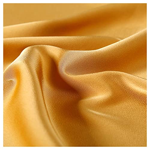 Yimihua Satinstoff 150cm Solide Satin-gewebe Mode Handwerk Kostüme Dekorationen Silky Satin-Verpackungs-Tuch Für Hochzeitskleid-Dekoration-DIY, Kostüm, Taschen, Dekorationen(Color:Orange) von Yimihua