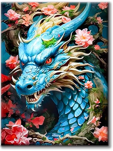 Yiminu.DS Diamond Painting Erwachsene, Diamant Painting Bilder Blumen 30x40cm 5D Diamond-Painting Diamant Painting Bastelset BastelnWanddeko, Drachen Yiminu.DS Diamond Painting Erwachsene, Diamant Painting Bilder Blumen 30x40cm 5D Diamond-Painting Diamant Painting Bastelset BastelnWanddeko, Drachen von Yiminu.DS