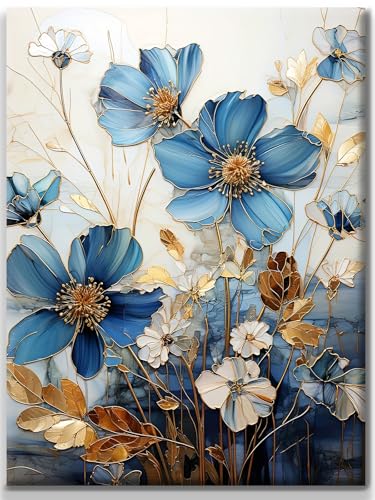 Yiminu.DS Diamond Painting Erwachsene, Diamant Painting Bilder Blumen 30x40cm 5D Diamond-Painting Diamant Painting Bastelset BastelnWanddeko, Blaue Blumen Yiminu.DS Diamond Painting Erwachsene, Diamant Painting Bilder Blumen 30x40cm 5D Diamond-Painting Diamant Painting Bastelset BastelnWanddeko, Blaue Blumen von Yiminu.DS