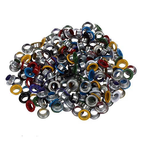 Yinchus 200 Metall runde oesen/Eyelets/Nieten gemischte Farben Aussendurchmesser 9mm Yinchus 200 Metall runde oesen/Eyelets/Nieten gemischte Farben Aussendurchmesser 9mm von Yinchus