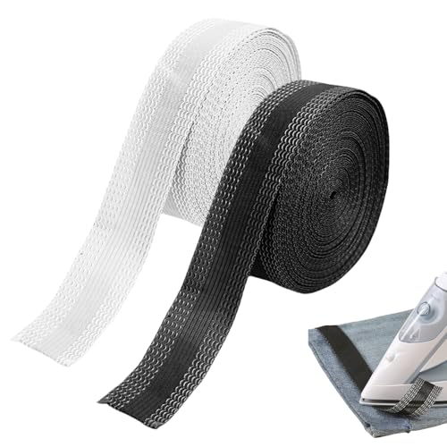 2 Stück Saumband zum Aufbügeln Waschfest,10m × 25mm Saumfix zum Aufbügeln,Bügelband Hose Kürzen Hose Kürzen Ohne Nähen,Bügelkleber für Textilien zum Kleidung Hosen Vorhängen Stoffen (Schwarz ,Weiß) 2 Stück Saumband zum Aufbügeln Waschfest,10m × 25mm Saumfix zum Aufbügeln,Bügelband Hose Kürzen Hose Kürzen Ohne Nähen,Bügelkleber für Textilien zum Kleidung Hosen Vorhängen Stoffen (Schwarz ,Weiß) von YingMengZhiGe