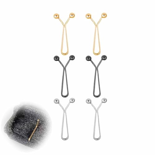 6 Stück Hosen Enger Machen Clip,Hosenbund Enger Machen Clip,Waist Knots,Hosenknopf zum Enger Machen,Hosen Verkleinern Clip für Jeans Kein Nähen,Jeansknöpfe für Einfache Anpassung,Hosenverkleinerung von YingMengZhiGe