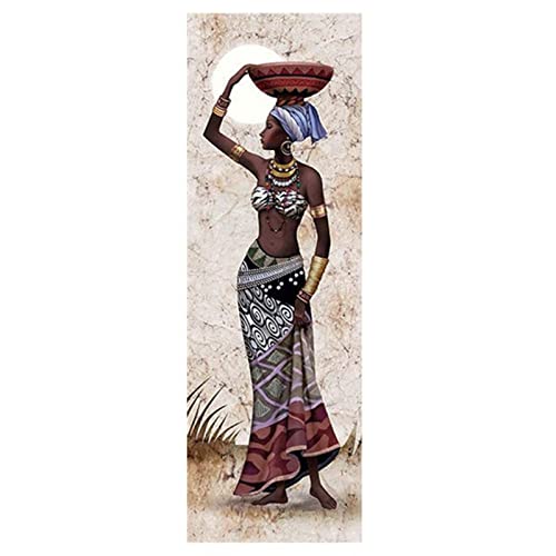 5D Diamond Painting Set für Erwachsene,Diamant Malerei Bilder Afrikanische Frau,DIY Malen Nach Zahlen Erwachsene Strass Stickerei Arts Craft Diamant Painting als Home Wand Dekor und Geschenk 60x120cm 5D Diamond Painting Set für Erwachsene,Diamant Malerei Bilder Afrikanische Frau,DIY Malen Nach Zahlen Erwachsene Strass Stickerei Arts Craft Diamant Painting als Home Wand Dekor und Geschenk 60x120cm von Yingeen