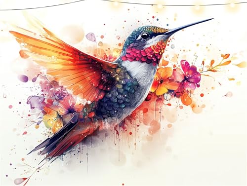 Diamond Painting Meise Diamond Painting Erwachsene Orchidee Basteln Erwachsene, 5D Diamant Paintings Kits 80x105cm, Mosaikherstellung Bastelset, Full Drill Cross Stickerei Malerei für Wanddeko K9-1028 von Yingeen