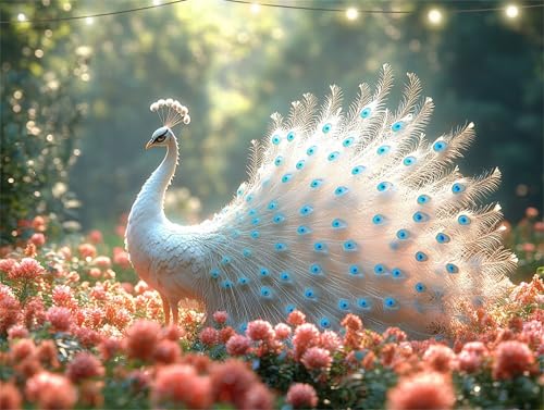 Diamond Painting Pfau Diamond Painting Erwachsene Blume Basteln Erwachsene, 5D Diamant Paintings Kits 60x80cm, Mosaikherstellung Bastelset, Cross Stickerei Malerei Kits für Wanddeko Wohnzimmer K9-3126 Diamond Painting Pfau Diamond Painting Erwachsene Blume Basteln Erwachsene, 5D Diamant Paintings Kits 60x80cm, Mosaikherstellung Bastelset, Cross Stickerei Malerei Kits für Wanddeko Wohnzimmer K9-3126 von Yingeen