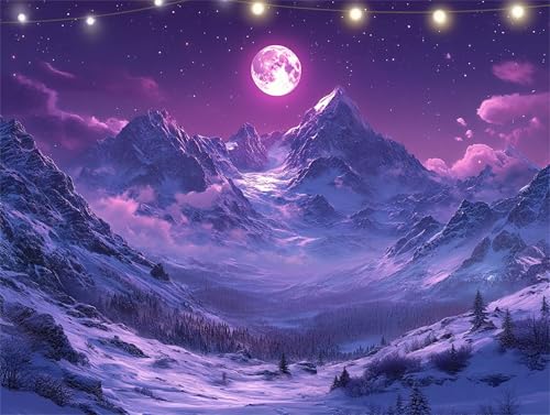 Diamond Painting Schneeberg Diamond Painting Erwachsene Mond Basteln Erwachsene, 5D Diamant Paintings Kits 60x80cm, Mosaikherstellung Bastelset, Full Drill Cross Stickerei Malerei für Wanddeko K9-3946 Diamond Painting Schneeberg Diamond Painting Erwachsene Mond Basteln Erwachsene, 5D Diamant Paintings Kits 60x80cm, Mosaikherstellung Bastelset, Full Drill Cross Stickerei Malerei für Wanddeko K9-3946 von Yingeen