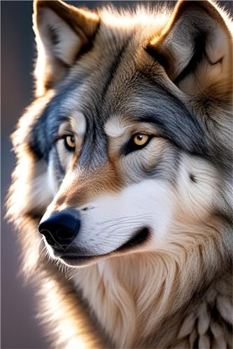 Diamond Painting Set, Tier Wolf Diamond Painting Enwachsene mit Zubehör, DIY 5D Diamant Painting Bilder, Crystal Art Kreuzstich Stickerei Malerei, Deko Wohnzimmer, Geschenke Mädchen 20x30cm YG-685 Diamond Painting Set, Tier Wolf Diamond Painting Enwachsene mit Zubehör, DIY 5D Diamant Painting Bilder, Crystal Art Kreuzstich Stickerei Malerei, Deko Wohnzimmer, Geschenke Mädchen 20x30cm YG-685 von Yingeen
