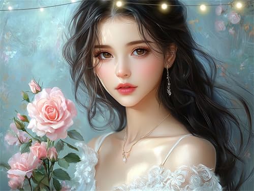 Frau Diamond Painting Erwachsene Chinesische Rose Diamond Painting Set Diamant Paintings Bilder, DIY Crystal Strass Rhinestone Bastelset, Basteln Erwachsene für Wanddeko Wohnzimmer 60x80cm K9-1896 Frau Diamond Painting Erwachsene Chinesische Rose Diamond Painting Set Diamant Paintings Bilder, DIY Crystal Strass Rhinestone Bastelset, Basteln Erwachsene für Wanddeko Wohnzimmer 60x80cm K9-1896 von Yingeen