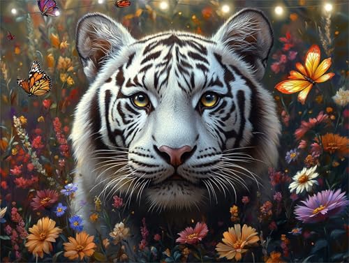 Tiger Diamond Painting Erwachsene Chrysantheme Diamond Painting Set Diamant Paintings Bilder, DIY Crystal Strass Rhinestone Bastelset, Basteln Erwachsene für Wanddekoration Wohnzimmer 25x35cm K9-5132 Tiger Diamond Painting Erwachsene Chrysantheme Diamond Painting Set Diamant Paintings Bilder, DIY Crystal Strass Rhinestone Bastelset, Basteln Erwachsene für Wanddekoration Wohnzimmer 25x35cm K9-5132 von Yingeen