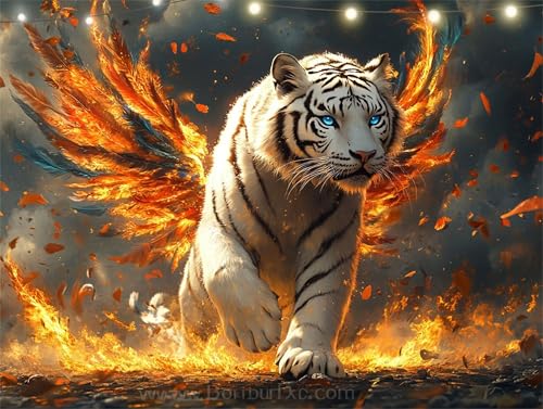 Tiger Diamond Painting Erwachsene Flügel Diamond Painting Set Diamant Paintings Bilder, DIY Crystal Strass Rhinestone Bastelset für Kinder Anfänger, Basteln Erwachsene für Wanddeko 80x105cm K9-5058 Tiger Diamond Painting Erwachsene Flügel Diamond Painting Set Diamant Paintings Bilder, DIY Crystal Strass Rhinestone Bastelset für Kinder Anfänger, Basteln Erwachsene für Wanddeko 80x105cm K9-5058 von Yingeen