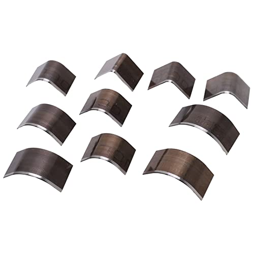 10 Pcs Hohe Kohlenstoffleder -Punsch -Set mit Hohem Kohlenstoff aus Leder, Schneidwerkzeuge von R -Winkel -Lichtbogenform, Hohe Härte und Transparentem Lederstempel füR -Handwerk, Gürtel, Gürtel 10 Pcs Hohe Kohlenstoffleder -Punsch -Set mit Hohem Kohlenstoff aus Leder, Schneidwerkzeuge von R -Winkel -Lichtbogenform, Hohe Härte und Transparentem Lederstempel füR -Handwerk, Gürtel, Gürtel von Yinhing
