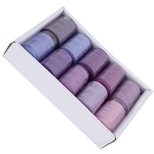 10 Rollen aus 402 Nähfadenset, Jeweils 300 Meter, Mehrfarbige DIY -Nähfäden für Zuhause -Schneiderei und Kunsthandwerk, Tragbare Pagodefaden Ideal für Notsituationen (violett) von Yinhing