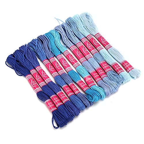 12 -teilige Stickwäsche -Faden -Set: Hochgeschädigte Fäden der Hellen Polyester für Stickerei - Ideal für Stickerei -Enthusiasten -Gruppenhandwerk und DIY -handgefertigte Projekte (PURPLE) (Grüne von Yinhing