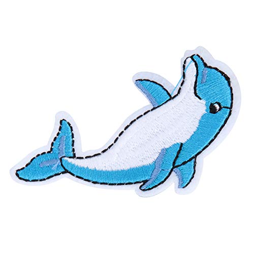20pcs Stoffflecken Blau Delphin, 20pcs Handgefertigte Delfine Muster Nähen Stickpatches Dekorative Applikationszubehör Kleidung Accessoires 20pcs Stoffflecken Blau Delphin, 20pcs Handgefertigte Delfine Muster Nähen Stickpatches Dekorative Applikationszubehör Kleidung Accessoires von Yinhing