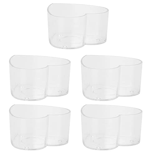 50pcs DIY -Plastikkerzen -Set, Transparente Hitzebeständige Kerzenherstellungswerkzeuge, Wachsschmelze, Ideal für Handgemachte Kerzenhandwerk Verschiedener Formen und (Plastikrunde Form) (Plastische von Yinhing