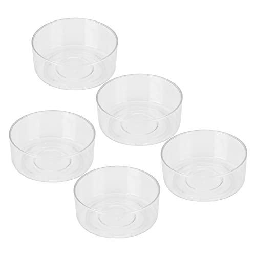 50pcs DIY -Plastikkerzen -Set, Transparente Hitzebeständige Kerzenherstellungswerkzeuge, Wachsschmelze, Ideal für Handgemachte Kerzenhandwerk Verschiedener Formen und (Plastikrunde Form) von Yinhing