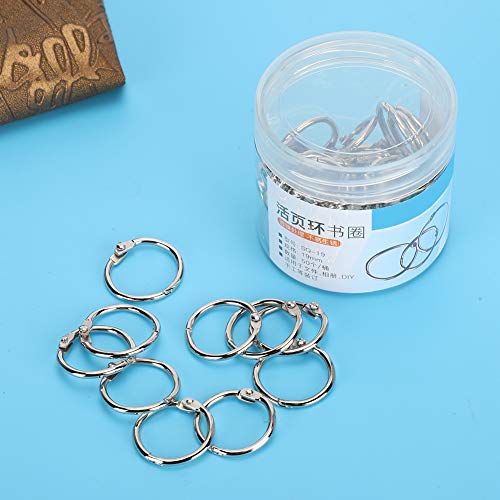 Binderringe, Buchringe mit 30 -teiligen Blechpapierringen für Scrapbook Album Stationery Supplies (SQ-19) von Yinhing