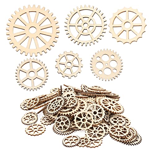 Holzformen für Handwerk, 120pcs Unfertige Holzausschnitte Craft -Kits mit Zusammengesetztem Holzmaterial für -Projekte von Yinhing