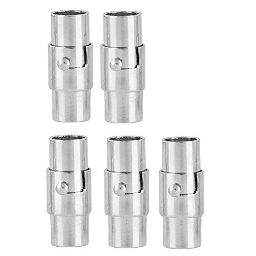Kordende Endkappen für Schmuckherstellung, Halskette Magnetschnalle Halskette Armband Klaspenstecker Kupfer Magnetschnalle Armband Klaspenanschluss Schmuck Herstellung DIY -Schmuckbefund Erfassen von Yinhing