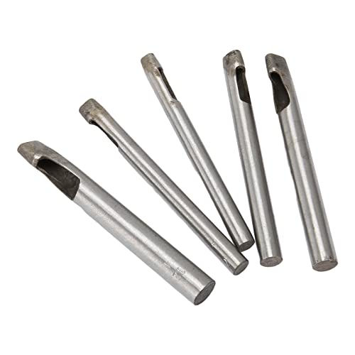Lederlochstempel, Stahl Oval Form Easy Hohlloch -Loch -Loch -Set für Leinwand für Weiche Kunststoffe von Yinhing