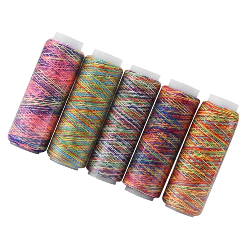 Qualitäts -Multicolor -Gradienten -Nähen Quilt -Stickspulen Set - 5pcs Robuste 110 M Länge für Nähmaschinen und Manuelle Verwendung Qualitäts -Multicolor -Gradienten -Nähen Quilt -Stickspulen Set - 5pcs Robuste 110 M Länge für Nähmaschinen und Manuelle Verwendung von Yinhing