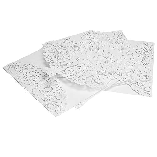 Quinceanera Einladungen, Hochzeitseinladung Personalisierte Geschäftseinladungskarten 10pcs Blank Kraft Hochzeitseinladungskarten Hochzeit Einladungen Zum Geburtstag Hochzeit Engagement (Typ 2) von Yinhing
