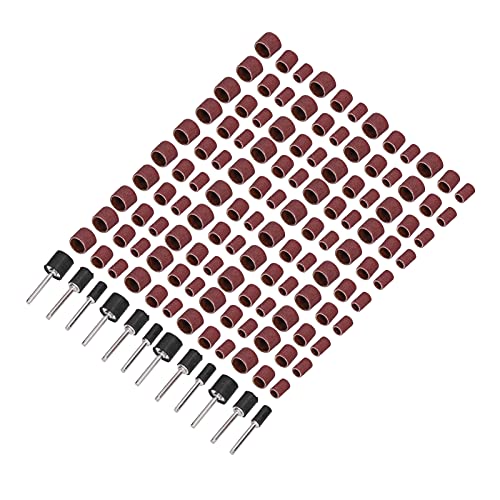 Schleifentrommel, Bohrerschleifer -Ansatz Mini Schleibbänder für Nagelbohrer Schleifenbänder Ärmeln Sander 132pcs Schleiftrommel Kit Zum Holzbearbeitung Metallpolieren Schleifentrommel, Bohrerschleifer -Ansatz Mini Schleibbänder für Nagelbohrer Schleifenbänder Ärmeln Sander 132pcs Schleiftrommel Kit Zum Holzbearbeitung Metallpolieren von Yinhing