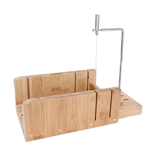 Seifenformen, Seifenherstellung Kit mit Glatte Oberfläche Praktische Verstellbare Seifenschneiderseife für Seife für Kerzen, Kuchen, Eis, Schokolade von Yinhing