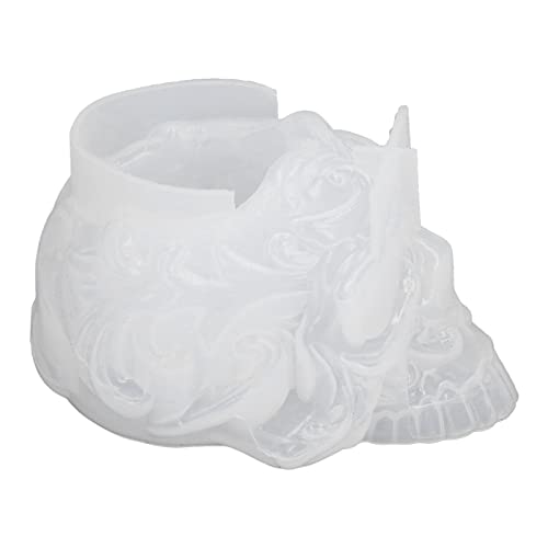 Widerstandsfähige -Silikonform, Einzigartige Schädelform, Ideal für Kerzenleuchter, Aufbewahrungsbox -Handwerk, Harzform Silikon, Harz, Formtkit Widerstandsfähige -Silikonform, Einzigartige Schädelform, Ideal für Kerzenleuchter, Aufbewahrungsbox -Handwerk, Harzform Silikon, Harz, Formtkit von Yinhing