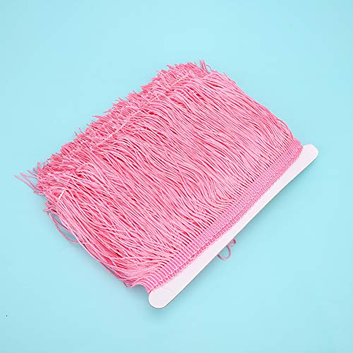 Yinhing 10 Yards Nähfinge, 10 Yards Fransenverkleidung Läder Polyester Spitzenverkleidung 10yd 14 Cm Langes Fransen -Rand -Trimmband Sewetie DIY Kleidungsvorhang Kleidungszubehör (#4) von Yinhing
