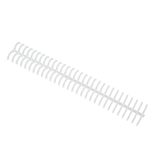 Yinhing 10pcs Spiralbindungsspule Set, 130 Blechkapazität, 16 Mm Durchmesser mit 30 Löchern, Premium -Kunststoffbindungskamm für Büro-, Klassenzimmer- und Bibliotheksbindungsanforderungen (#3) von Yinhing