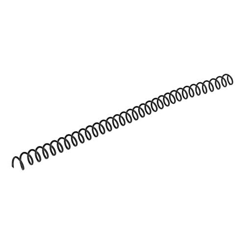 Yinhing 20 Packplastik -Spiralbindungsspulen, Spiralbindemittel, Große Kapazität Wirbelsäulenkamm 30 Löcher, 30 Blech -Spiralbindungsstacheln, 11 Mm Durchmesser (BLACK) von Yinhing