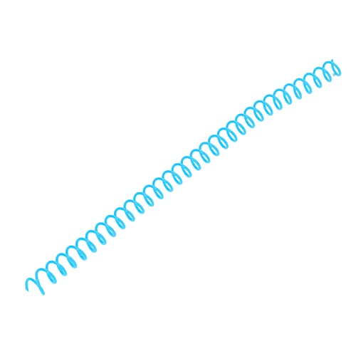 Yinhing 20 Packplastik -Spiralbindungsspulen, Spiralbindemittel, Große Kapazität Wirbelsäulenkamm 30 Löcher, 30 Blech -Spiralbindungsstacheln, 11 Mm Durchmesser (BLUE) von Yinhing