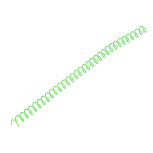 Yinhing 20 Packplastik -Spiralbindungsspulen, Spiralbindemittel, Große Kapazität Wirbelsäulenkamm 30 Löcher, 30 Blech -Spiralbindungsstacheln, 11 Mm Durchmesser (GREEN) von Yinhing