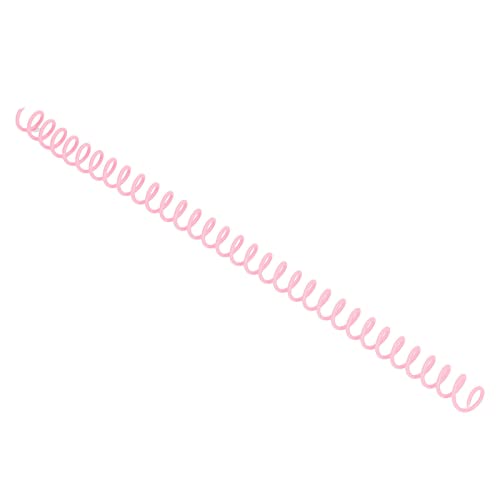 Yinhing 20 Packplastik -Spiralbindungsspulen, Spiralbindemittel, Große Kapazität Wirbelsäulenkamm 30 Löcher, 30 Blech -Spiralbindungsstacheln, 11 Mm Durchmesser (PINK) von Yinhing