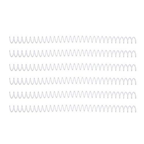 Yinhing 20 Packplastik -Spiralbindungsspulen, Spiralbindemittel, Große Kapazitätswirbelsäulenkamm 30 Löcher, 30 Blech -Spiralbindungsstacheln, 13 Mm Durchmesser (Transparente Farbe) von Yinhing