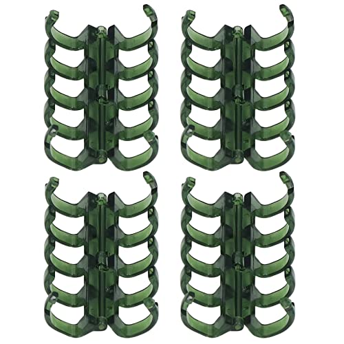 Yinhing 20pcs 5 Loch Kunststoffbindungsringe mit 11 Mm Bindungsdicke, Segmentiertes Design, Geeignet für Schüler, Lehrer, Büros und Schulen, Können 60 Blätter Halten (GREEN) von Yinhing