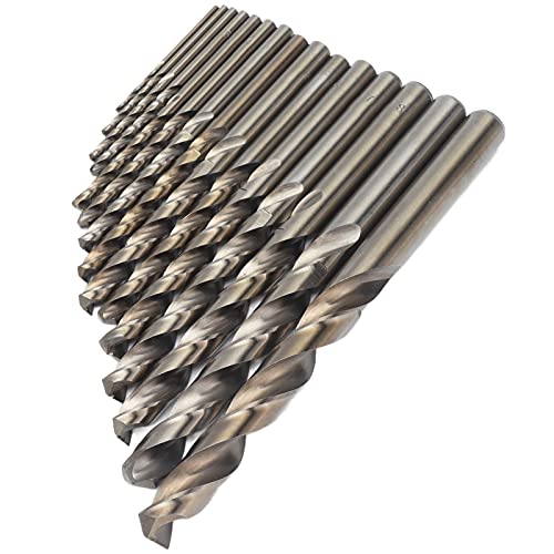Yinhing Bohrbitset, Twist Bohrer -Bits mit 135 ° Oxidiertem Goldenen Kobaltbohrer -Bits Set 15 PCS Twist Drill Universal Drill Set Zum Schneiden von Metallen Yinhing Bohrbitset, Twist Bohrer -Bits mit 135 ° Oxidiertem Goldenen Kobaltbohrer -Bits Set 15 PCS Twist Drill Universal Drill Set Zum Schneiden von Metallen von Yinhing