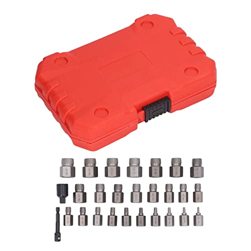 Yinhing Easy -Out -Schraubenextraktionsset, Winziges Schraubenextraktionsfest Sechskantentfernungswerkzeug Set Kit, 27pcs Kleiner Schraubenextraktor für Reparaturwartung Yinhing Easy -Out -Schraubenextraktionsset, Winziges Schraubenextraktionsfest Sechskantentfernungswerkzeug Set Kit, 27pcs Kleiner Schraubenextraktor für Reparaturwartung von Yinhing