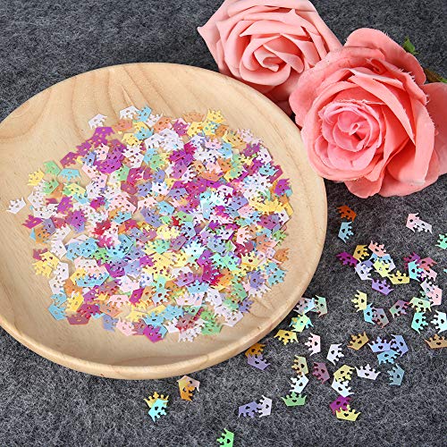 Yinhing Konfetti, Glitzer Konfetti Nageldekoration Material Accessoires Buntes Pailletten Geburtstag Hochzeitsfeier Tisch für Partydekoration, DIY -Kunsthandwerk, Premium -Nagelkunst (kleine Größe) von Yinhing