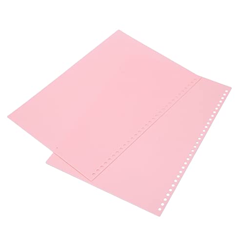 Yinhing Lose Blattbindung Cover, Bindemittel Blechschutz, PP -Kunststoff -Seitenbindungspapierabdeckung, Matte A4 30 Löcher, für Berichte Präsentationen, 20pcs (PINK) von Yinhing