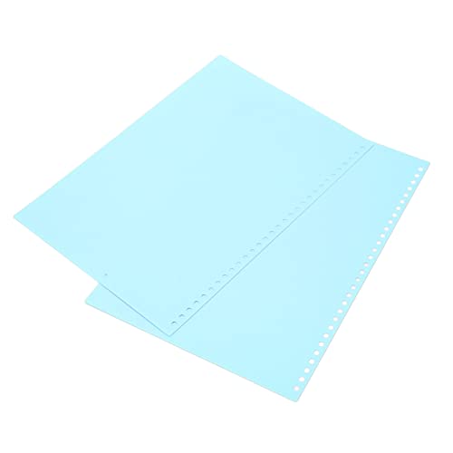 Yinhing Lose Blattbindung Cover, Bindemittel Blechschutz, PP -Kunststoff -Seitenbindungspapierabdeckung, Matte A4 30 Löcher, für Berichte Präsentationen, 20pcs (hellgrün) von Yinhing