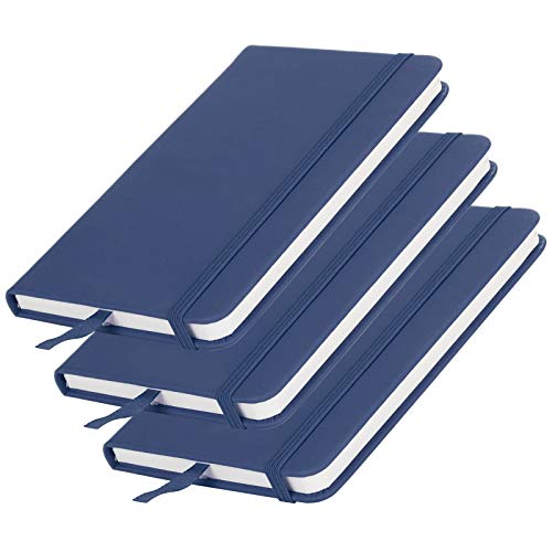 Yinhing Notizbücher für die Arbeit, Notebook Journal Hardcover -Strap Notebook PU A6 Business Notepad für Arbeit Hardcover Notepad Business (BLUE) von Yinhing