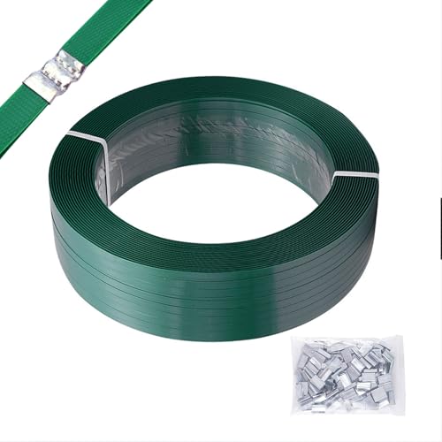 1200 Meter Umreifungsband Manuelle Umreifungswerkzeug mit 70 Metallschnallen PET Verpackungsband bündelband Breite 16 mm Stärke 0,8 mm Reißfestigkeit 530 kg für Verpackung Schwere Laste(Color:grün) 1200 Meter Umreifungsband Manuelle Umreifungswerkzeug mit 70 Metallschnallen PET Verpackungsband bündelband Breite 16 mm Stärke 0,8 mm Reißfestigkeit 530 kg für Verpackung Schwere Laste(Color:grün) von Yinian