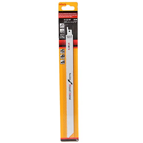 Yintiod Kohlenstoffstahl S122VF 300mm 12"Säbelsägeblatt Effektiv Flexibel Zum Schneiden von Holz Holzbearbeitung Yintiod Kohlenstoffstahl S122VF 300mm 12"Säbelsägeblatt Effektiv Flexibel Zum Schneiden von Holz Holzbearbeitung von Yintiod