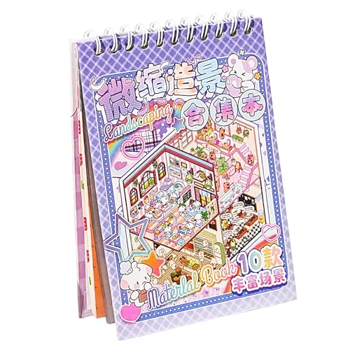 Yiohejy 3D -Cartoon -Landschaftsstiftkunst, Miniatur -Szenenaufkleberbuch,3D -Handwerksparty bevorzugt das Room -Sticker -Buch - Zimmeraufkleberbuch, Goodie Bags Stuff, süße Cartoon Yiohejy 3D -Cartoon -Landschaftsstiftkunst, Miniatur -Szenenaufkleberbuch,3D -Handwerksparty bevorzugt das Room -Sticker -Buch - Zimmeraufkleberbuch, Goodie Bags Stuff, süße Cartoon von Yiohejy