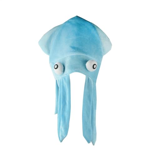 Yiohejy Oktopushut, lustige Marine Animal Toth Dress Accessoire für Erwachsene und Kinder, mehrfarbige Tintenfisch -Meeretier -Halloween -Kostümhut, für Kostümpartys, Karneval und Halloween Yiohejy Oktopushut, lustige Marine Animal Toth Dress Accessoire für Erwachsene und Kinder, mehrfarbige Tintenfisch -Meeretier -Halloween -Kostümhut, für Kostümpartys, Karneval und Halloween von Yiohejy