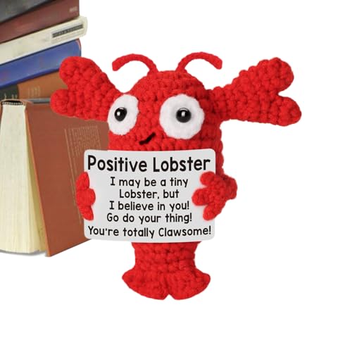 Yiohejy Positive emotionale Puppen, Positive Häkeltiere, Woll -Woll -Strick -Spielzeugdekoration, Motivationsermutigungsspielzeug für Lehrer Mom Freunde Teenager Yiohejy Positive emotionale Puppen, Positive Häkeltiere, Woll -Woll -Strick -Spielzeugdekoration, Motivationsermutigungsspielzeug für Lehrer Mom Freunde Teenager von Yiohejy